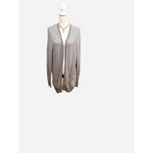Sonoma goods for life open striped cardigan size xl.